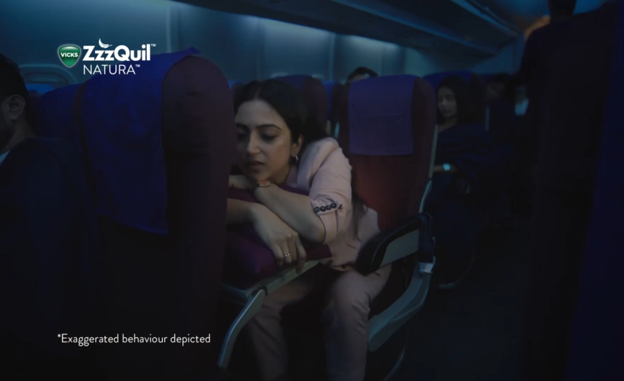sleeping on plane